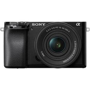 Aparat foto Mirrorless Sony Alpha A6100A, 24.2MP, 4K + Obiectiv SELP16502 16-50mm (Negru) imagine