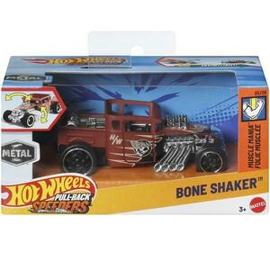 Masinuta Hot Wheels Pull Back - Bone Shaker, 1: 43 imagine