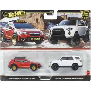 Set 2 masinute metalice Hot Wheels - Subaru Crosstrek si Toyota 4Runner 2018, 1: 64 imagine