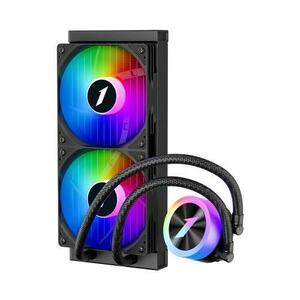 Cooler CPU 1st PLAYER Thunderstorm TS1 240, aRGB, 2 x 120mm (Negru) imagine