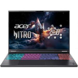Laptop Gaming Acer Nitro 16S AI AN16S-61 (Procesor AMD Ryzen AI 7 350 (16M Cache, up to 5.0 GHz), 16inch WQXGA 180Hz, 16GB, 1TB SSD, nVidia GeForce RTX 5060 @8GB, Negru) imagine