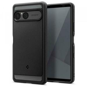 Husa pentru Sony Xperia 10 VII, Spigen, Rugged Armor, Neagra imagine