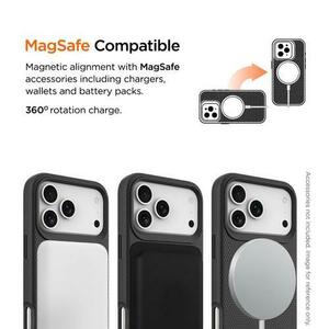 Husa Eiger North Magsafe GRS pentur iPhone 17 Pro, Negru imagine