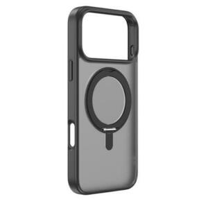 Husa Devia Eleguard Series Magnetic Shockproof pentru iPhone 17 Pro, cu suport rotativ 360 grade, Negru imagine