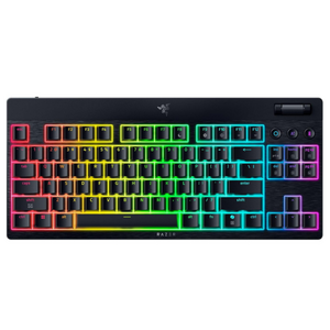 Tastatura Razer Blackwidow V4 TKL Low-profile, Orange Tactile Switch, RGB, Wired, Wireless 2.4Ghz, Bluetooth (Negru) imagine