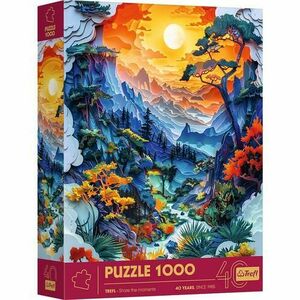 Puzzle Trefl din 1000 piese - Valea 3D imagine