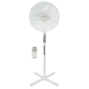 Ventilator cu picior Esperanza EHF007WW, 45 W, 3 viteze, Diametru 40 cm, Telecomanda, H 130 cm (Alb) imagine