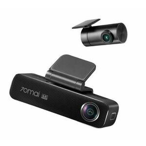 Set Camere video auto 70mai Dash Cam 4K M800 si 70mai RC14, 4K 30 FPS, Wi-Fi, GPS, HDR, ADAS, Unghi vizualizare 146 grade, Control vocal (Negru) imagine