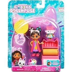 Set 3 figurine interactive Spin Master Gabby's Dollhouse Art Studio cu accesorii, 3 ani+ imagine