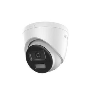 Camera supraveghere IP Dome cu iluminare duala Hikvision HiLook IPC-T220HA-LUC, 2MP, 2.8 mm, IR 20 m, lumina alba 15 m, microfon, PoE imagine