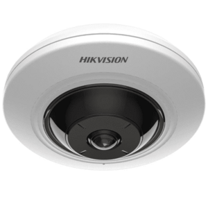 Camera supraveghere IP Dome tip Fisheye Hikvision DS-2CD2955G0-ISU(1.05MM), 5 MP 2560x1920, 1.05 mm, IR 8 m, slot card, microfon, vizualizare de pe telefon, PoE imagine