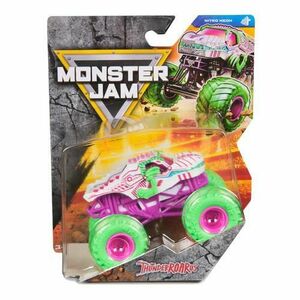 Masinuta metalica Monster Jam Nitro Neon Thunderroarus, scara 1 la 64 imagine