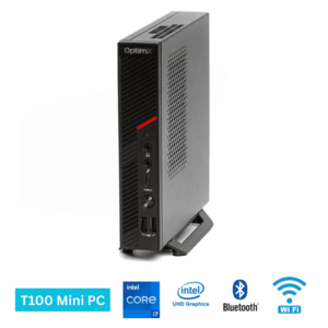 Calculator Sistem Mini PC Office OptimX T100 - H610, Procesor Intel® Core™ i7-14700 up to 5.40Ghz, 16GB DDR4, 512GB SSD, Wi-Fi, Bluetooth, Windows 11 Pro imagine