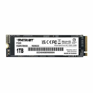 SSD Patriot Viper P320, M.2 PCIe Gen3 x4, NVMe, 1TB imagine