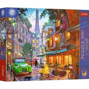 Puzzle Trefl Premium Plus Tea Time Campionatul European Cafenea din Paris, 500 de piese imagine