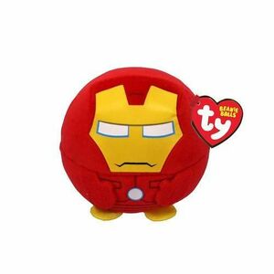 Jucarie de plus TY 8cm Beanie Balls Marvel Iron Man imagine