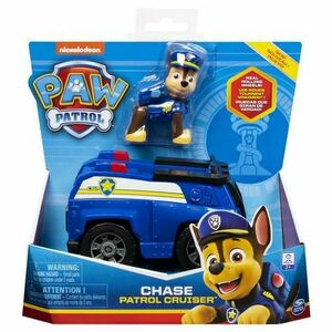Set figurina cu vehicul - Chase, Patrol Cruiser - Spin Master imagine