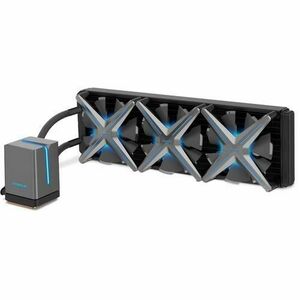 Cooler CPU Inter-Tech Alseye X360 AiO, 3X120mm, 1600 RPM, iluminare RGB (Gri/Negru) imagine