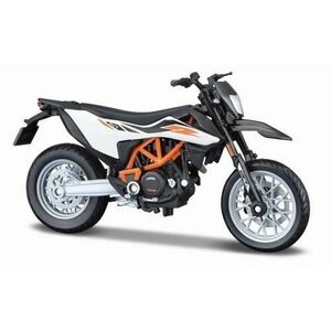 Motocicleta metalica cu stand MAISTO Editie Speciala Ktm 690 Smc R, Scara 1 la 18 imagine
