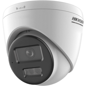 Camera supraveghere IP Turret cu iluminare duala Hikvision ColorVu DS-2CD1367G2H-LIUF/SL, 6MP, 2.8 mm, IR/lumina alba 30 m, microfon si difuzor, slot card, PoE, lumina stroboscopica imagine