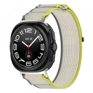 Curea Techsuit W054 pentru Samsung Galaxy Watch Ultra, Galben/Gri imagine