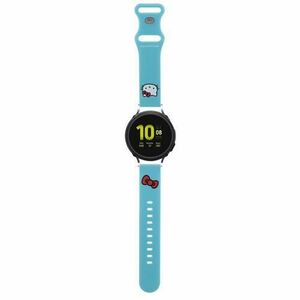 Curea Hello Kitty Silicone Kitty Head pentru Samsung Galaxy Watch / Huawei Watch Series (Albastru) imagine