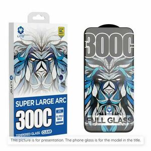 Folie de protectie Ecran Lito D+ Max 300C pentru Apple iPhone 17 Pro Max, Sticla Securizata, Full Glue imagine