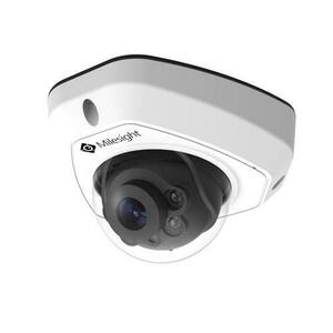 Camera supraveghere IP Dome Milesight MS-C5373-PD, 5 MP, 2.8 mm, IR 30 m, microfon, slot card, PoE imagine