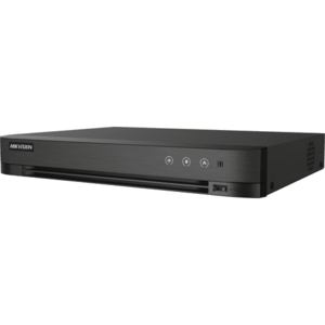 DVR 4 canale AcuSense Hikvision iDS-7204HUHI-M1/X, 5MP, latime banda 96Mbps, 1 port SATA imagine