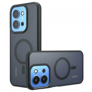 Husa MagSafe pentru Xiaomi Redmi 15C 5G / 15C 4G, Techsuit, PureFrost, Neagra Satinata imagine