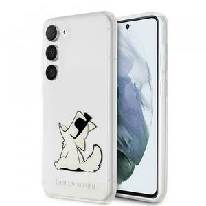 Husa pentru Samsung Galaxy S23+ S916, Karl Lagerfeld, Choupette Eat, Transparenta imagine