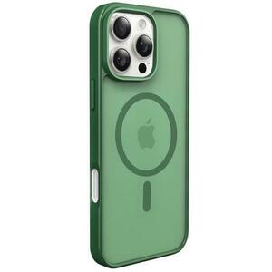 Husa Protectie Spate Lemontti LEMHEGIXVIPV EliteGuard Magsafe pentru iPhone 16 Pro (Verde) imagine