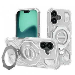 Husa pentru Apple iPhone 17, Techsuit, Carbon Shield Pro, Alba imagine