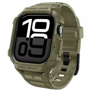Husa Spigen Rugged Armor Pro V2 pentru Apple Watch Series 10 46mm (Kaki) imagine