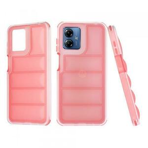 Husa pentru Motorola Moto G14, Techsuit, Wave Shield, Rosie imagine