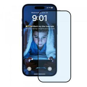Folie de protectie Ecran Anti Blue Light Anank 5X Reinforced pentru Apple iPhone Air, Sticla Securizata, Full Glue, 2.5D imagine