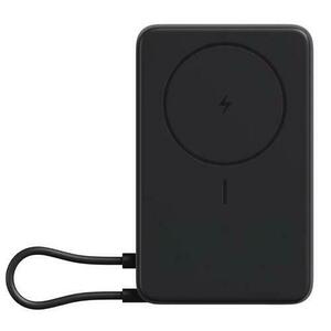 Acumulator extern magnetic cu suport incorporat Xiaomi BHR08P9GL, 33 W (USB-C), 10000 mAh, Cablu USB-C integrat, Incarcare Wireless 15 W, Control inteligent al temperaturii (Gri) imagine