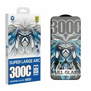 Folie de protectie Ecran Lito D+ Max 300C pentru Apple iPhone 16e / 14 / 13 Pro / 13, Sticla Securizata, Full Glue imagine