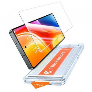 Folie de protectie Ecran Torras GlassGo Install Master pentru Samsung Galaxy S25+ S936, Sticla Securizata, Full Glue imagine