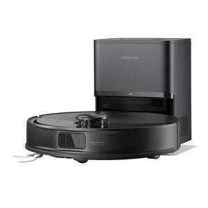 Robot de aspirare Roborock Q7 TF + B, aspirator si mop cu statie de golire automata, 10.000 Pa, baterie 5.200 mAh, autonomie 180 min, navigatie LiDAR, recipient praf 470 ml, sistem dublu anti-incurcare, nivel reglare flux de apa (Negru) imagine