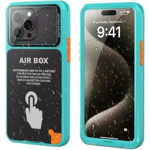 Husa Universala Waterproof pentru Telefon max. 6.7inch, ShellBox, AirBox, Albastra imagine