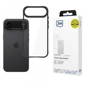 Husa pentru Apple iPhone Air, 3MK, Satin Armor Case+, Neagra imagine