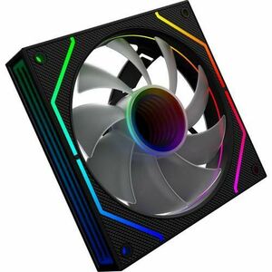 Ventilator AQIRYS Cetus 4P-12SLI26-ARGB, 120mm, iluminare aRGB, 1200rpm (Negru) imagine