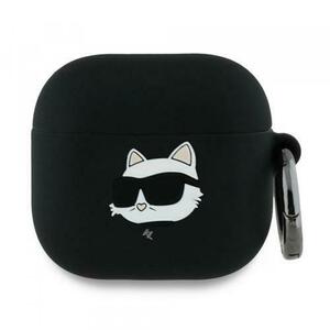 Husa Karl Lagerfeld 3D Choupette's Head pentru Apple AirPods 4, Neagra imagine