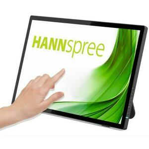 Monitor TFT LED Hannspree 23.8inch HT249PPB, Full HD (1920 × 1080), HDMI, DisplayPort, Touchscreen (Negru) imagine