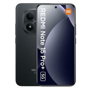 Telefon Mobil Xiaomi Redmi Note 15 Pro+, Procesor Qualcomm SM7635-AC Snapdragon 7s Gen 4 Octa-Core, AMOLED 6.83inch, 12GB RAM, 512GB Flash, Camera Duala 200+8 MP, Wi-Fi, 5G, Dual Sim, Android (Negru) imagine