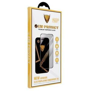 Folie de protectie Ecran Privacy OG Premium pentru Apple iPhone 17 Pro Max, Sticla Securizata, Full Glue imagine