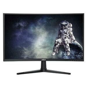 Monitor Gaming VA LED Dahua 23.6inch LM24-E240C, Full HD (1920 x 1080), HDMI, DisplayPort, Ecran curbat, 240 Hz, 1 ms (Negru) imagine