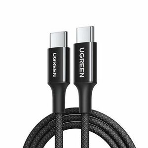 Cablu Date si Incarcare USB-C - USB-C UGREEN L501, 60W, 1m, Negru imagine