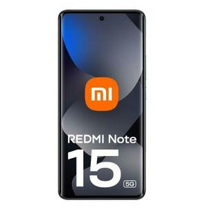 Telefon Mobil Xiaomi Redmi Note 15 5G, Procesor Qualcomm SM6475-AB Snapdragon 6 Gen 3 Octa-Core, AMOLED 6.83inch, 6GB RAM, 128GB Flash, Camera Tripla 108+8+2 MP, Wi-Fi, 5G, Dual Sim, Android (Negru) imagine